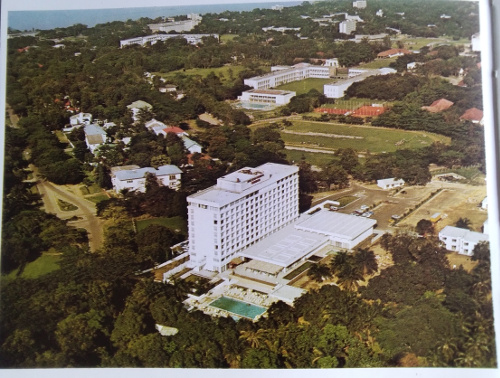 vue aérienne de l'InterContinental Kinshasa